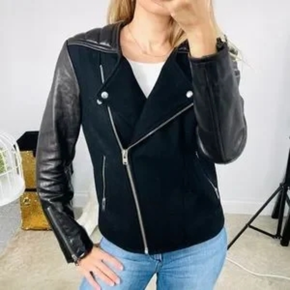 H&M Women's Black Leather Jacket